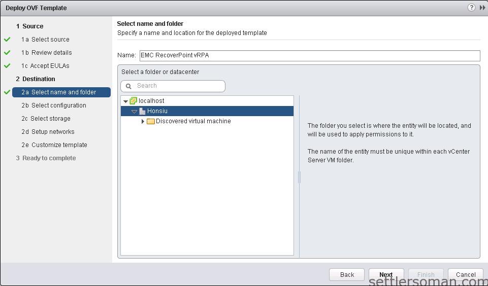 Deploy RecoverPoint for Virtual Machines -4