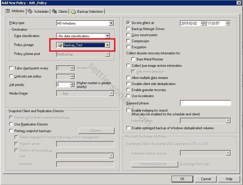 How to configure NetBackup Auto Image Replication (AIR) 15