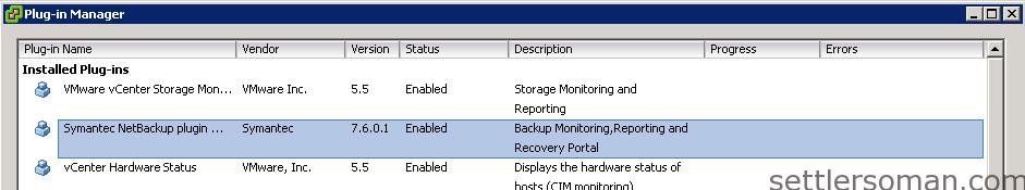 Installing and configuring NetBackup plugin for VMware vCenter 15