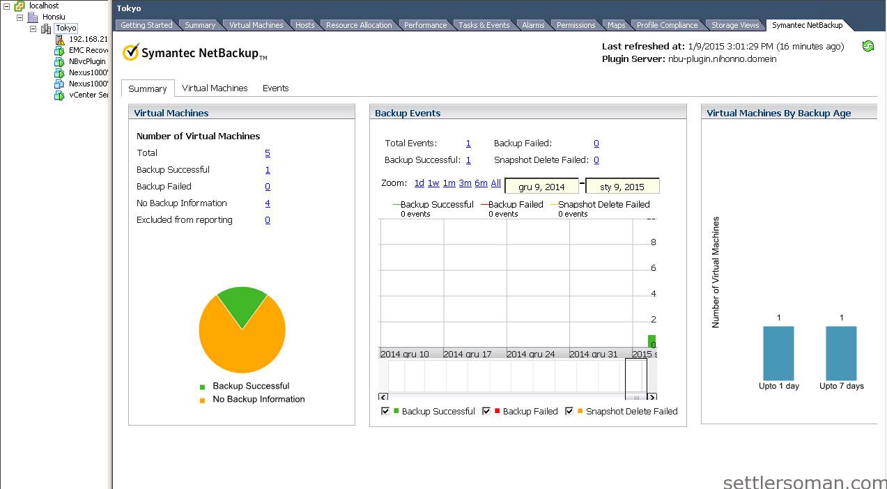 Installing and configuring NetBackup plugin for VMware vCenter 16