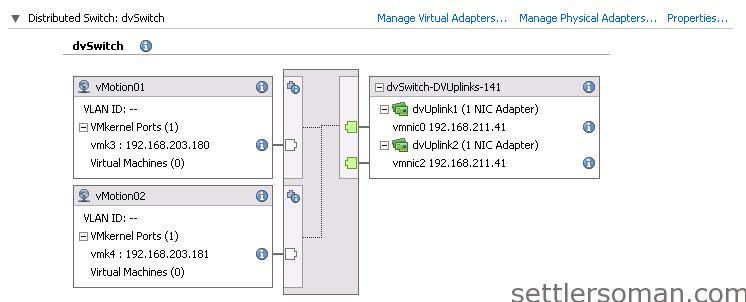Set up Multi-NIC vMotion on vDS via vSphere Client 11