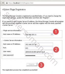 How to configure VMware Virtual Volumes (VVOL) on NetApp to work with vSphere 6 - VSC registering