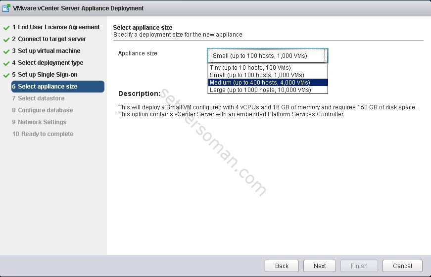 How to deploy the vCenter Server Appliance 6 with an Embedded Platform Services Controller - 9