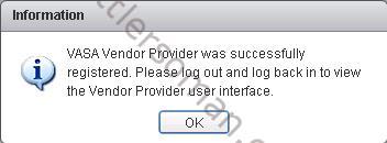Failed to register NetApp VASA Provider - NBPF-00014: Unable to contact VASA server on host 2