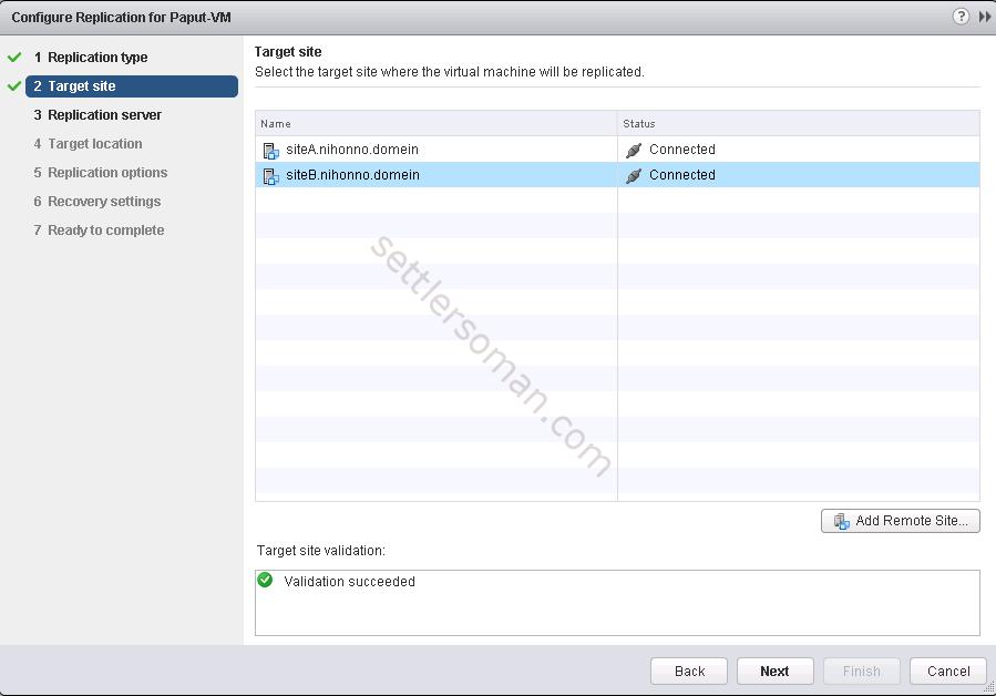 How to configure protection HBR 6.0 3
