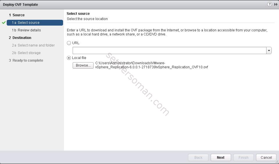 How to deploy OVF template on VMware vSphere 2