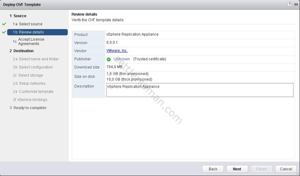 How to deploy OVF template on VMware vSphere 3