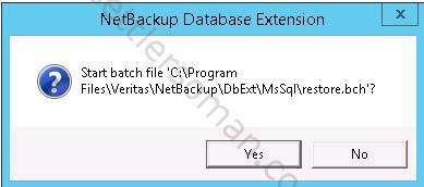 How to restore Microsoft SQL databases using NetBackup alternate 4