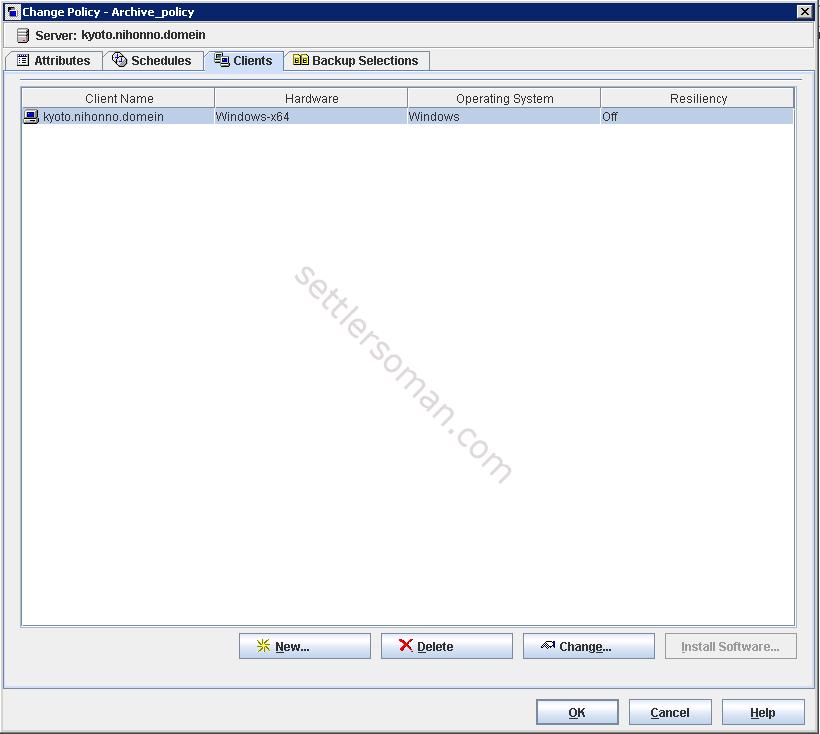 How to archive files using a NetBackup policy Windows 6