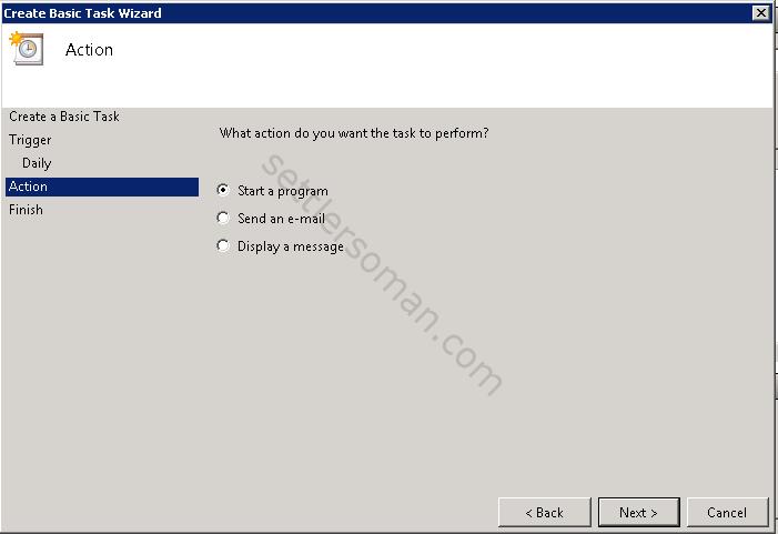 How to archive files using a NetBackup policy Windows task 5