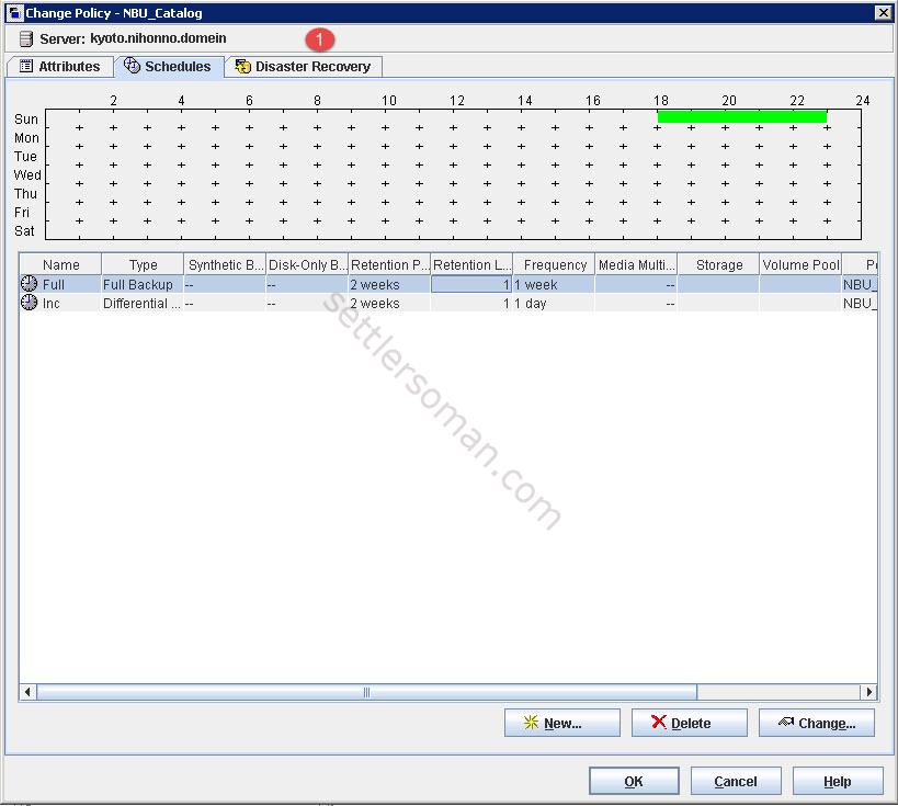 How to configure a backup policy to protect NetBackup Catalog 6