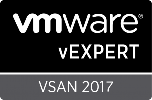 vExpert vSAN 2017