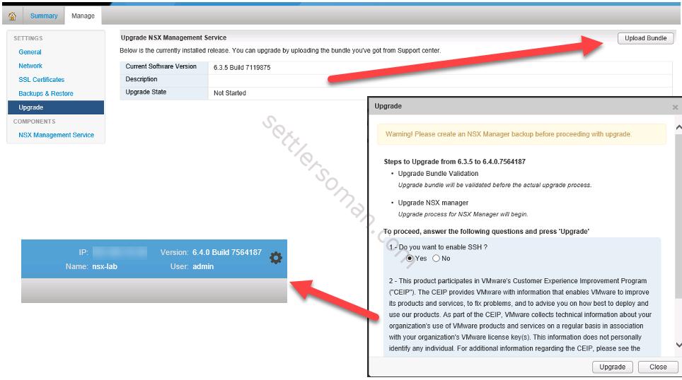 Whats new and how to one click upgrade to NSX