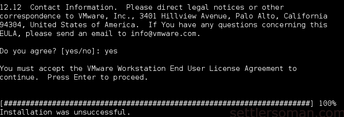 UnicodeEncodeError: 'ascii' codec can't encode character u'\u201c' in  position 428: ordinal not in range(128) during VMware Workstation  installation
